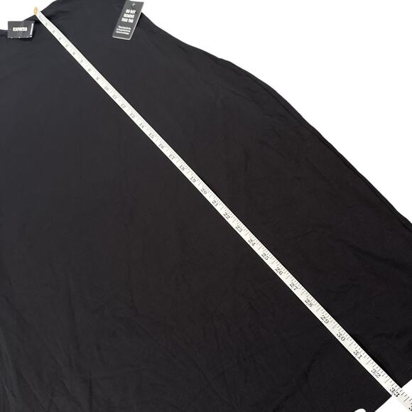 Express Women's Body Contour One Shoulder Sheath Dress Black Size XL - Picture 4 of 7